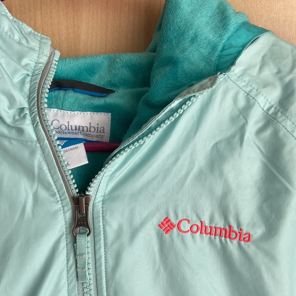 Columbia fleece lined jacket
